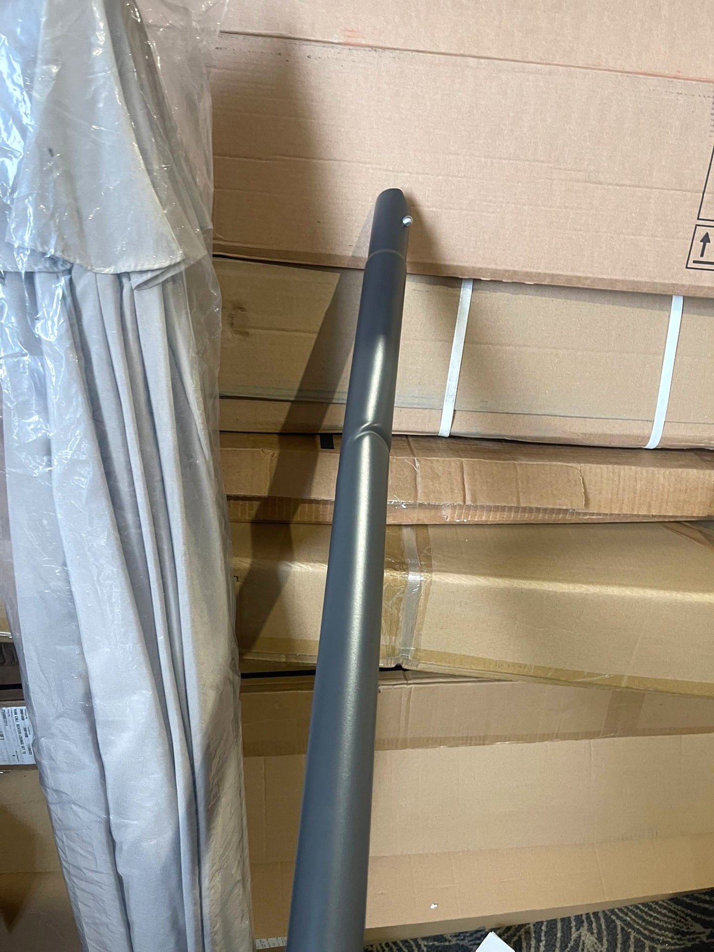 Habitat Shanghai 2.7m Garden Parasol - Taupe
